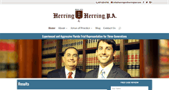 Desktop Screenshot of herringandherringlaw.com